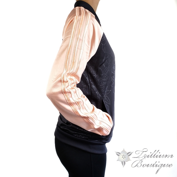 Adidas Women's Embossed Track Jacket - Picture 4 of 8